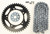 VORTEX CK6305 SPROCKET/CHAIN KIT STL/ALU 16/45T BLK RX3 520-112L BLK