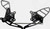 VORTEX RS505K REAR SET COMPLETE BLK SUZ