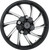 Coastal Moto Wheel - Hurricane 3D - Front - Dual Disc/with ABS - Black Cut - 21x3.5 [3DHUR213BCABST]