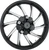 Coastal Moto Wheel - Hurricane 3D - Rear - Single Disc/with ABS - Black Cut - 18x5.5 [3DHUR185BCABST]