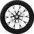 Coastal Moto Marlin Front Wheel - Black (21") | Rotor (12.6) | Dunlop AE Tire (130/60B21) [PKGMAR213SB24ABST]