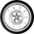 Coastal Moto Marlin Front Wheel - Solid Black (21") | Rotors (11.8") | Dunlop AE2 Tire (130/60B21) [PKG2MAR213SBABST]
