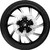 Coastal Moto Hurricane Front Wheel - Black Cut (21") | Rotors (11.8") | Dunlop AE2 Tire (130/60B21) [PKG2HUR213BCABST]