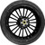Coastal Moto Atlantic Rear Wheel - Black (18") | Dunlop AE Tire (180/55B18)) [PKGATL185SB24ABST]