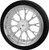 Coastal Moto Marlin 3D Rear Wheel - Black Cut (18") | Falken Tire 215/45R18 - Trike [PKGMAR187TBC]