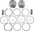 JE Pistons Piston Kit - Bored to 98" - 10.5:1 CR - 88"/96" Twin Cam [324722]