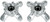 LONE STAR RACING/TECH 5 IND. Hub - Wheel - Rear - '86-'89 TRX250R [12111]