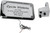 CYCLE VISIONS Horizontal License Plate Mount with Light - Black - '08-'17 FXD [CV4607BLH]