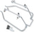 CYCLE VISIONS Saddlebag Mounts - Black - FLST '86-'07 [CV7200A]
