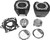 Revolution Performance, LLC Cylinder Kit - 98" - Big Bore - Black with Highlighted Fins - Twin Cam [RP201111W]