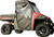 Seizmik Soft Doors - Middle/Rear Windows - Black/Clear - Honda - Pioneer [5120983]