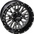 ITP Wheel - Momentum - Front/Rear - Black/Milled - 24x6.5 - 4/137 - 4+2.5 (+10 mm) [2422786731B]