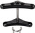 Accutronix Triple Tree - 41 mm - Black - 7° Rake - Elite [TWR741EB]