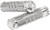 Accutronix Knurled Diamond Custom Grips - TBW - Chrome [GR101SKIC]