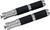 Accutronix Rubber Foot Pegs - Rigid Mount - Chrome/Black [PF121SRC]