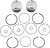 KB PERFORMANCE Piston Kit - 3.875" +0.005" - 9.3:1 CR - 95" Twin Cam Big Bore [KB348005]