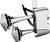 RIVCO PRODUCTS Dual - Air Horns - Black [AHHDBK]