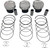 Wossner Piston Kit - 92.94 mm - Polaris [K8930DA2]