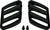 SHOW CHROME Combat Boards - Passenger - Red - Ryker '19-'24 [41428RD]