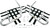MOTORSPORT PRODUCTS Nerf Bars - TRX450R - Black [811112]