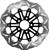 SBS DESIGNED BY KODLIN Design "E" Cast Wheel Fixed Brake Rotor - Black - Front [7144EB]