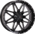 SYSTEM 3 20S3-7235 ST7 WHEEL 20X7 4+3 (+10MM) 4/137 & 4/156 GLOSS BLK MILLED