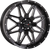 SYSTEM 3 20S3-7255 ST7 WHEEL 20X7 4+3 (+10MM) 5/4.5 GLOSS BLACK MILLED