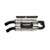 MBRP AT-9516PT DUAL STACKED SLIP-ON SYSTEM W/ PERFORMANCE MUFFLER BLK TIP