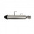 MBRP AT-9707PT SINGLE SLIP-ON SYSTEM W/ PERFORMANCE MUFFLER BLK TIP