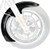 BAGGERNATION DEI23-14L-S DEI FENDER 23 INCH W/SPACERS SATIN `14-UP FLH/T