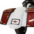 BAGGERNATION RF-SS-B SWOOP SHORT SPORT REAR FENDER W/BLACK PLATE FRAME