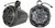 SSV WORKS US2-C8K-150 8" CAGE MOUNT PODS W/KICKER