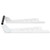 ZBROZ K40-0621542-03 REAR BUMPER WHITE POL