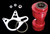 MODQUAD CB2-XBLK REAR BEARING CARRIER (BLACK)