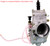 MIKUNI FTM36-68 TM FLAT SLIDE CARBURETOR 36MM W/ACCELERATOR PUMP