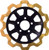 LYNDALL BRAKES 4202-2133 9 SPOKE ROTOR REAR BLK/GOLD BOW TIE 11.5" 5MM