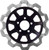 LYNDALL BRAKES 4004-2133 9 SPOKE ROTOR REAR BLK/SIL BOW TIE 11.8" 7MM
