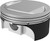 KB PISTONS KB909C.010 FORGED PISTONS TC96 TO 103CI 10.5:1 .010