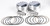 KB PISTONS KB921C.010 FORGED PISTONS EVO 80CI 10.5:1 .010
