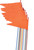 FIRESTIK SR7-ST-NY SAFETY FLAGS STUD MOUNT YELLOW 7' 10/PK