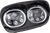 LETRIC LIGHTING CO LLC-LRHP-HBB LED HEADLIGHT BLK/BLK HALO FLTR `98-13