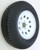 AWC TA2046012-71BF78C TRAILER TIRE AND WHEEL ASSEMBLY WHITE