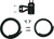 MOROSO 85714 AIR OIL SEPARATOR TWIN CAM W/STOCK AIR CLEANER BLACK