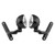 Letric Lighting 4.5in Passing Lamps Black/Chrome - LLC-PLB-BC