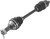 QuadBoss 10-14 Honda TRX420FA FourTrax Rancher 4x4 AT IRS (02) Rear Left Side Rugged Axle - 609164