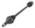 QuadBoss 12-14 Polaris RZR XP 4 900 Front Left Side Rugged Axle - 609193
