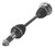 QuadBoss 03-08 Yamaha YFM660 Grizzly 4x4 Rear Left Side Rugged Axle - 609238