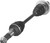 QuadBoss 03-08 Yamaha YFM660 Grizzly 4x4 Rear Right Side Rugged Axle - 609239