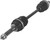 QuadBoss 13-14 Polaris Sportsman 400 HO Front Left Side Rugged Axle - 609281