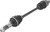 QuadBoss 14-15 Yamaha YFM700 Grizzly 4x4 Rear Left Side Rugged Axle - 609287